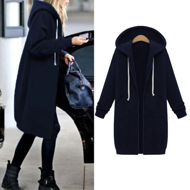 2018 Autumn Winter Coat Women Jacket Plus Size 5XL Ladies Retro Zipper Up Bomber Women Jacket Hat Casual Coat Outwear