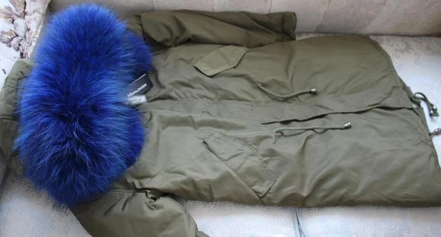 blue - real fur / M