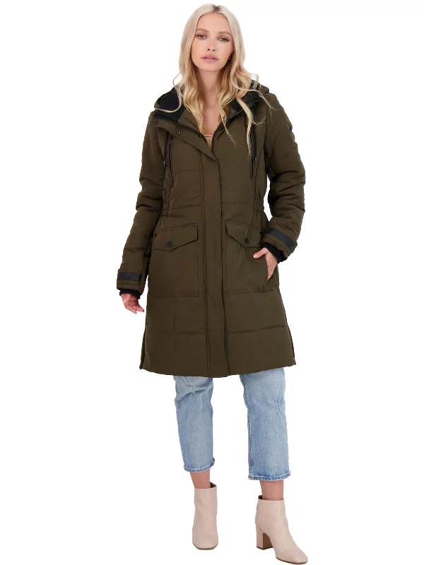 Womens Winter Hooded Parka Coat