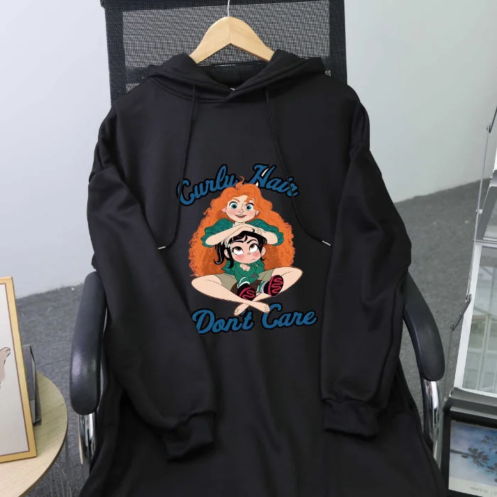 Black Slit plus Velvet [250G Large Hoody]] / Average Size