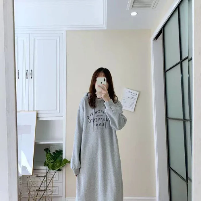 Gray Split Velvet [250G Large Hoody]] / Average Size