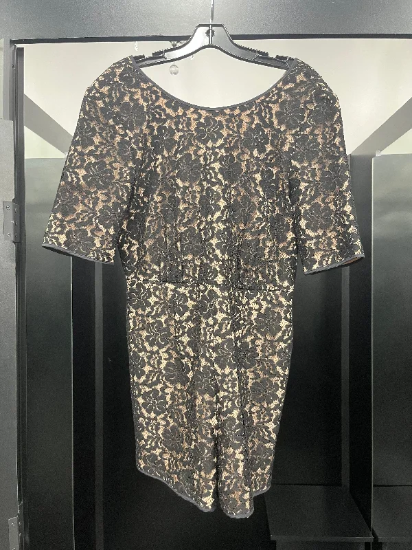 Black Tan Romper Bcbgmaxazria, Size M