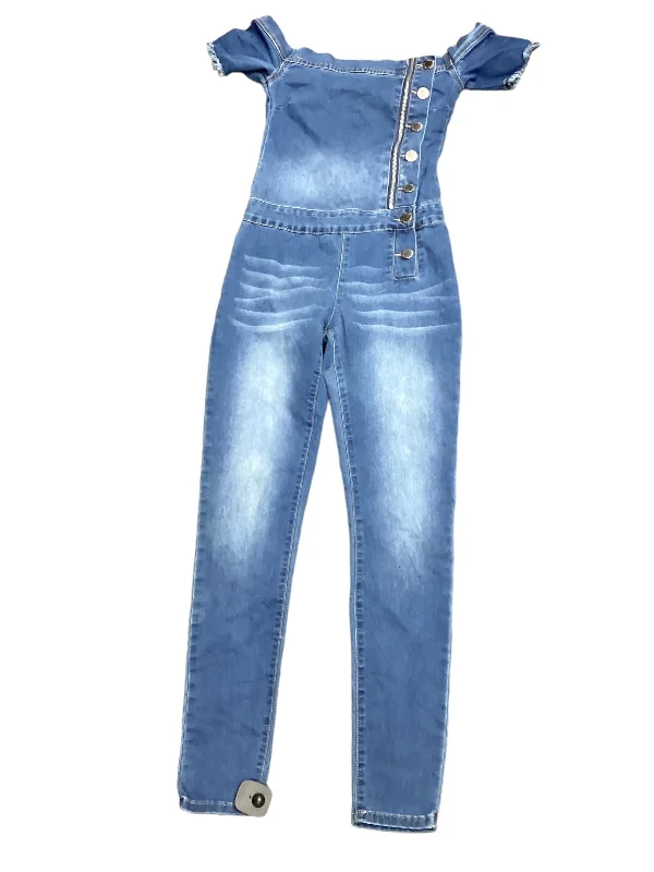 Blue Denim Jumpsuit Clothes Mentor, Size S