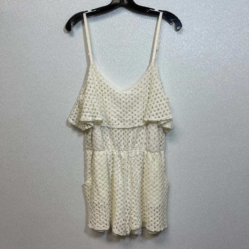 Cream Romper Freeway, Size M