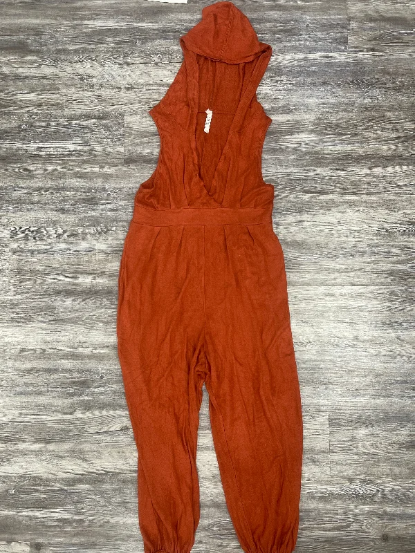 Orange Jumpsuit Free Press, Size Xs