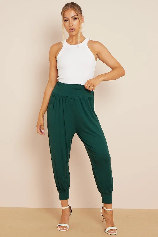 Aftershock London Green Harem Pants