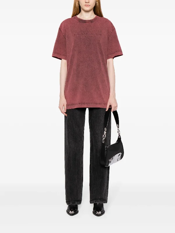 alexander-wang-embossed-logo-tee-in-compact-jersey-tees-300035609red