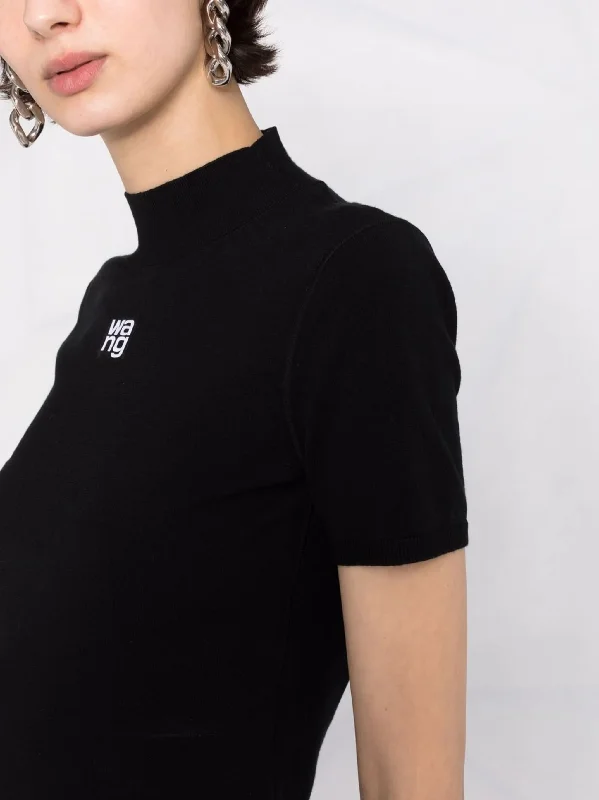 alexander-wang-logo-patch-mock-neck-top-in-bodycon-knit-tees-300030505blk