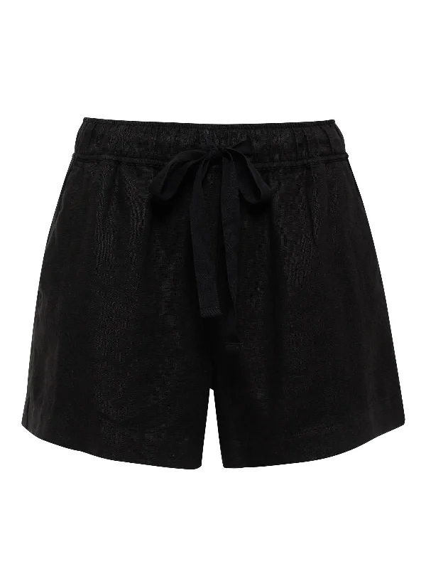 always-linen-short-black