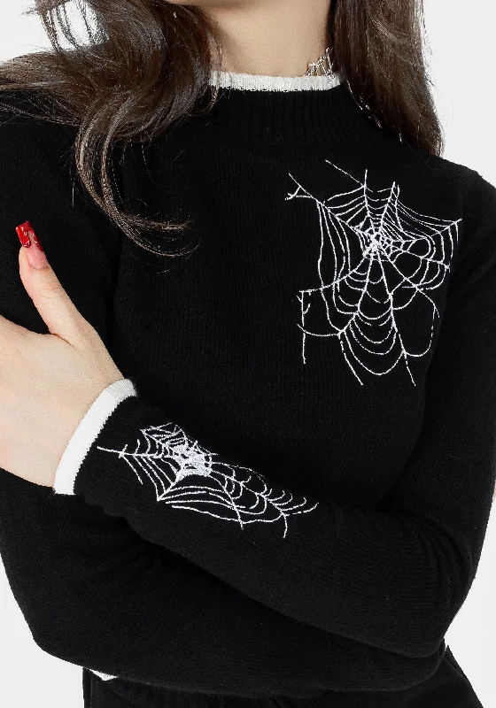 araneae-embroidered-long-sleeve-knit-jumper