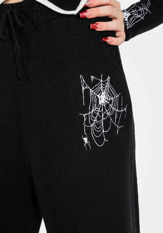 araneae-embroidered-wide-leg-knit-joggers