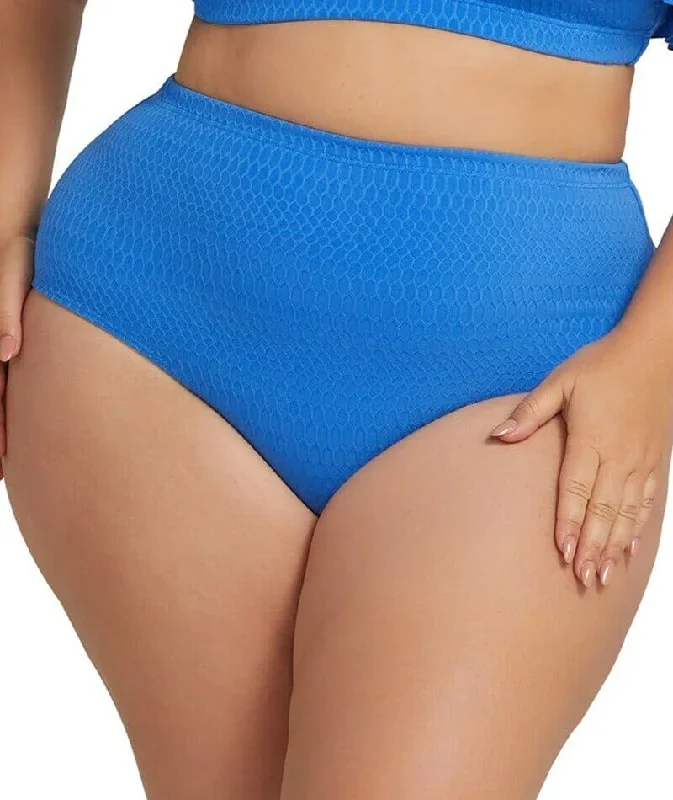 Artesands Nefertiti Renoir High Waist Swim Brief - Blue