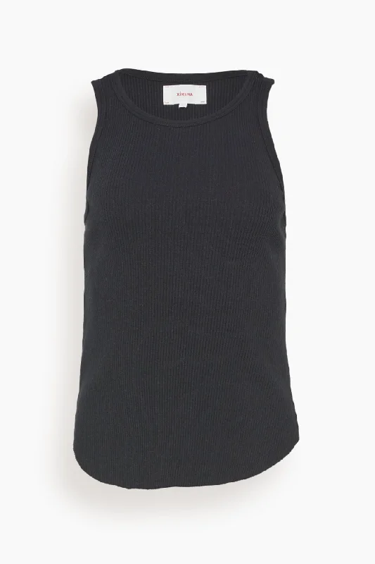 Arynn Tank Top in Black