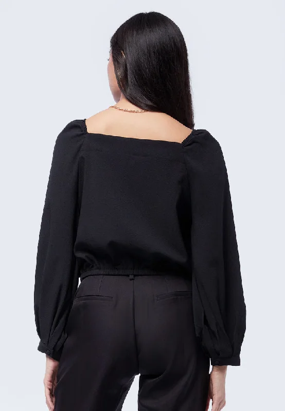 balloon-hem-crop-blouse-24a050-black