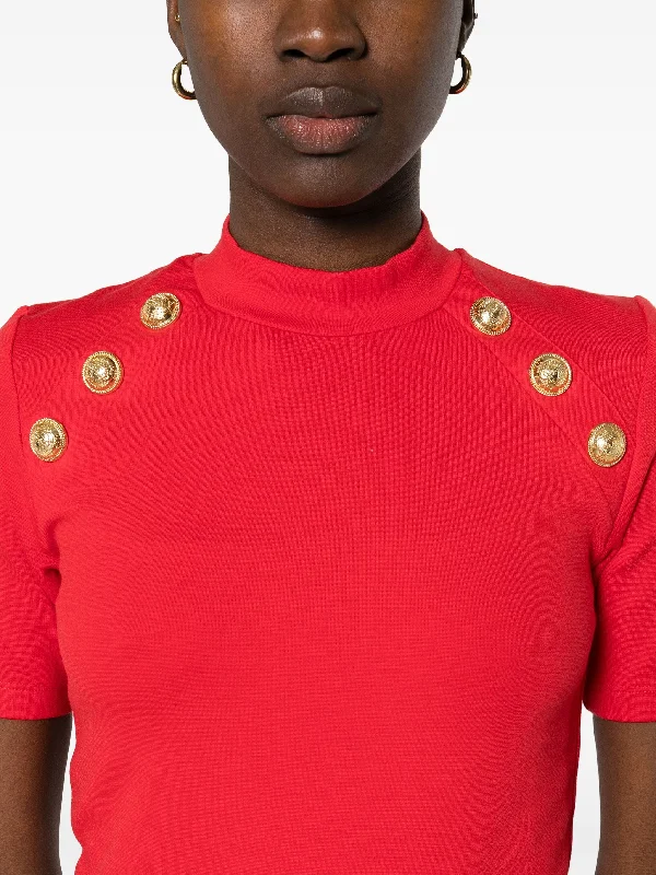 balmain-raglan-stretch-t-shirt-tees-600048363red