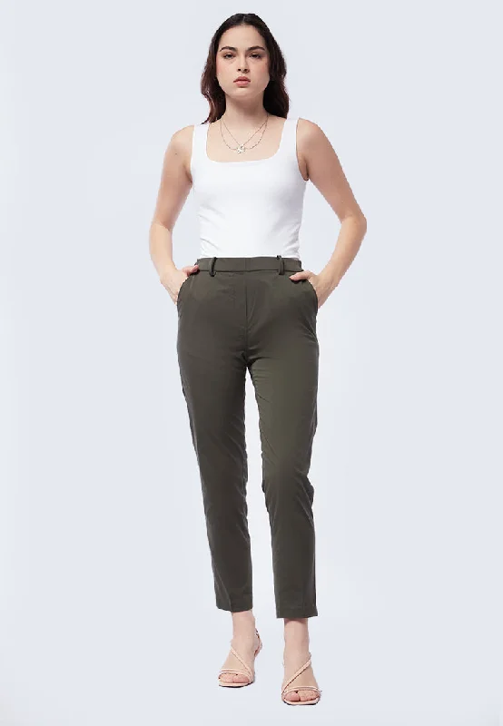 Basic Tapered High Rise Pants