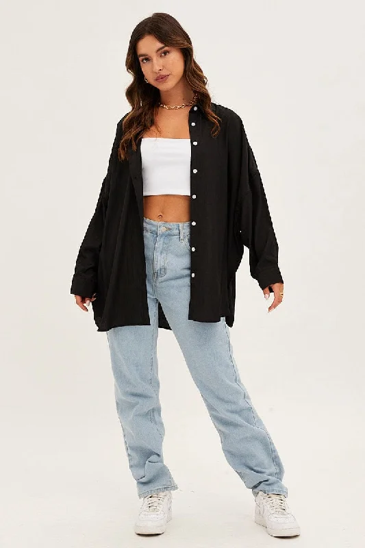 black-essential-oversized-long-sleeve-collared-shirt-bwh5233a-33nb