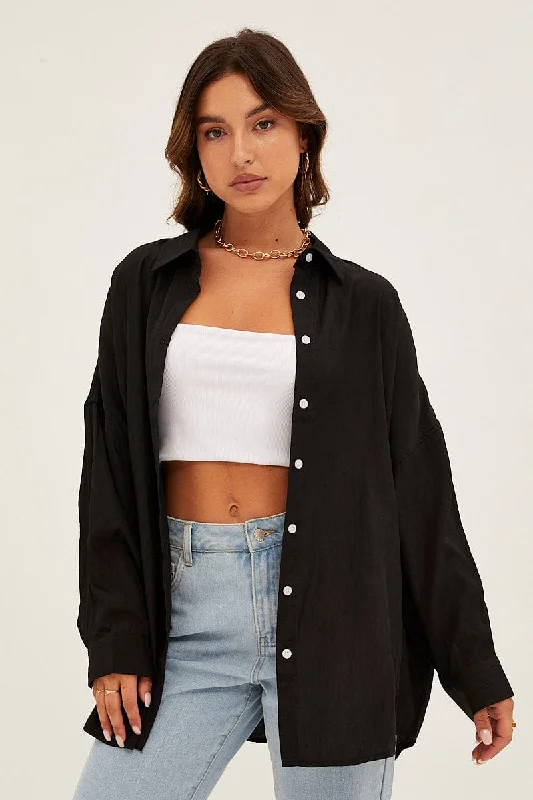 black-essential-oversized-long-sleeve-collared-shirt-bwh5233a-33nb