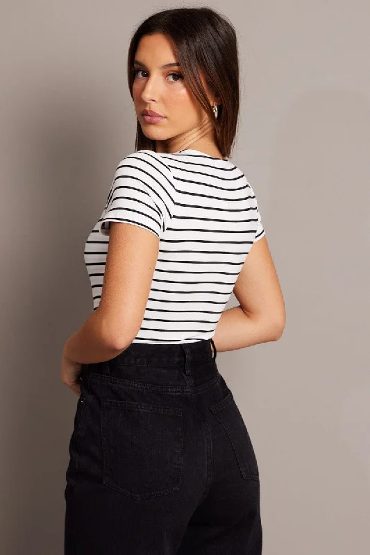 black-stripe-bodysuit-short-sleeve-crew-neck-supersoft-bs2640a-84j-1