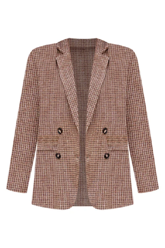 brown-plaid-blazer