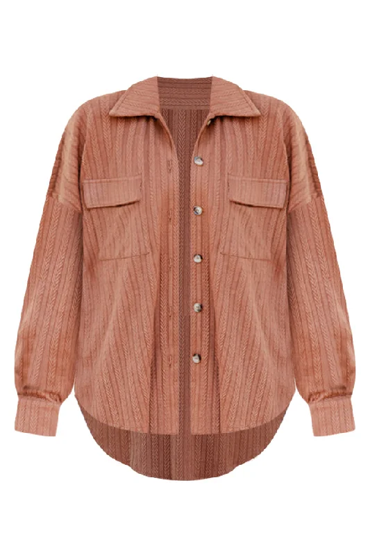 brown-textured-knit-shacket