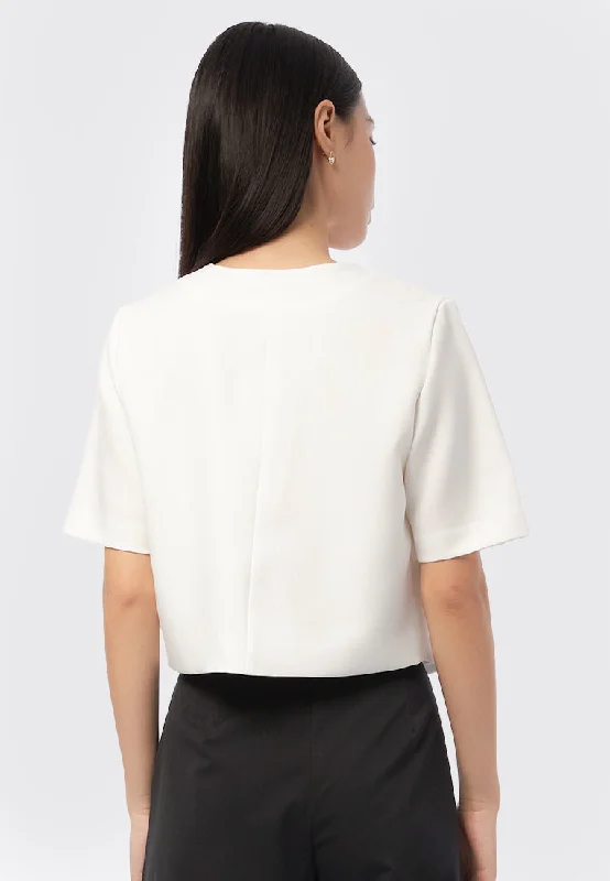 buttoned-v-neck-short-sleeve-blouse-24g022-off-white