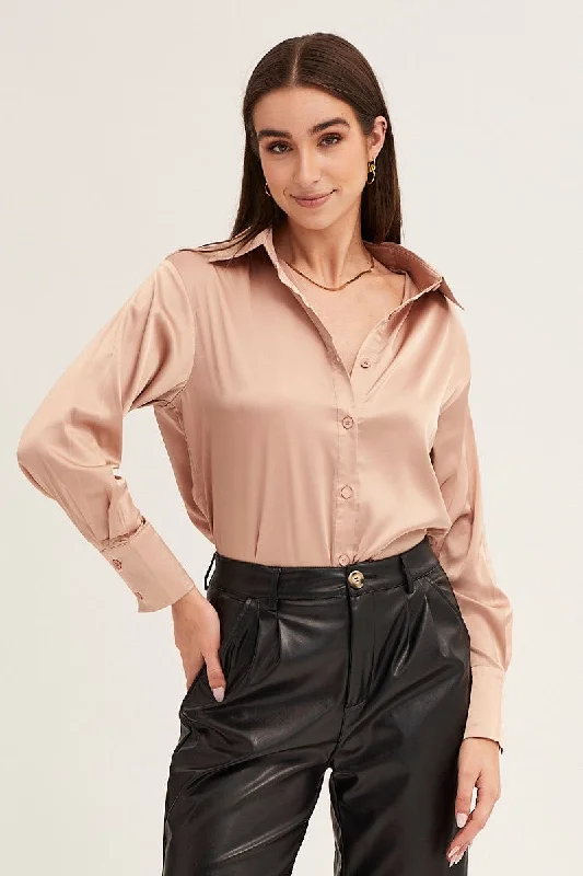 camel-neutral-satin-shirt-long-sleeve-collared-longline-wc2470-33wb