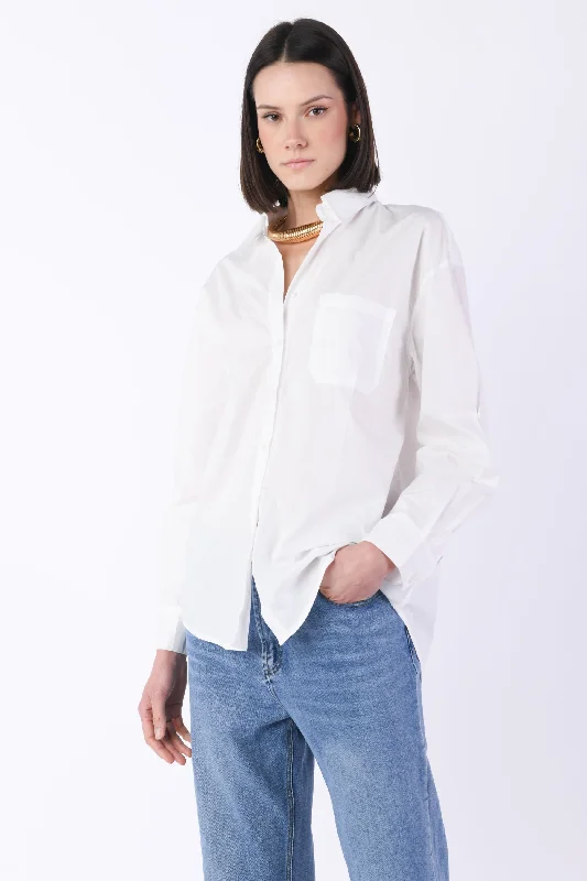 Camicia oversize in cotone