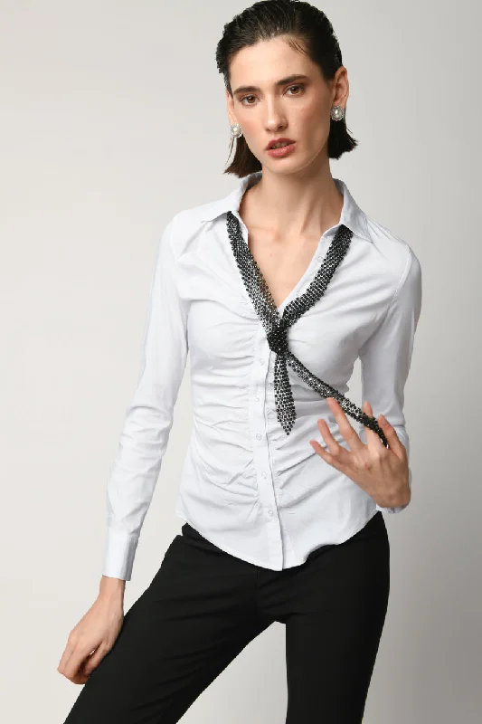 camicia-unita-con-cravatta-strass-nlo11bi-23-pe23