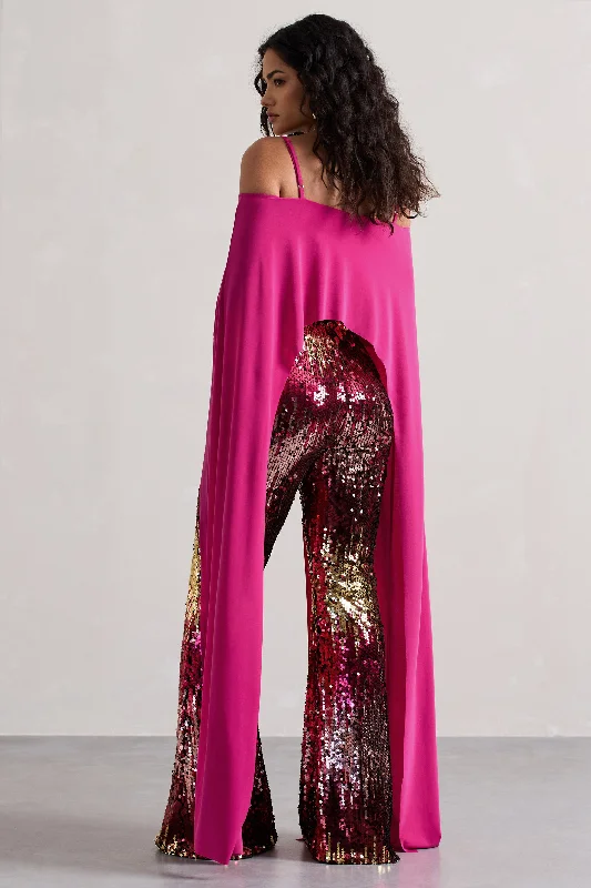 carnival-pink-gold-sequin-flared-leg-trousers-cl133257196