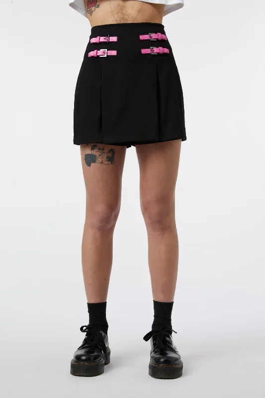 contrast-stitch-goth-skort