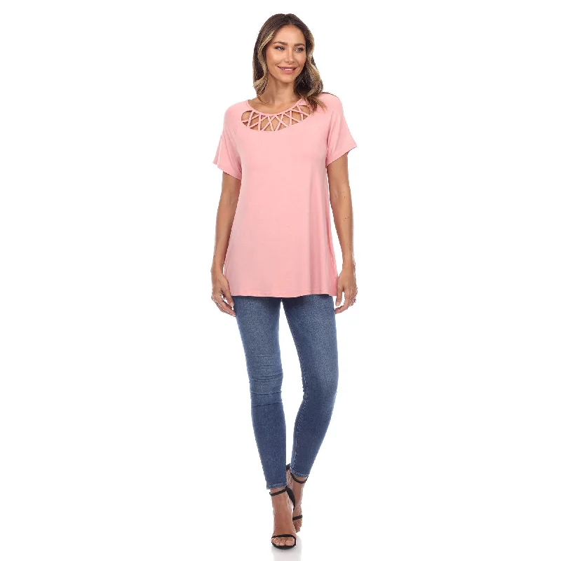 crisscross-cutout-short-sleeve-top