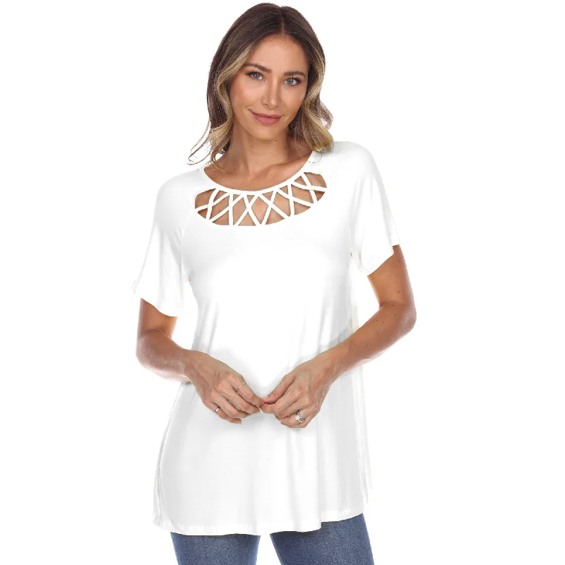 crisscross-cutout-short-sleeve-top