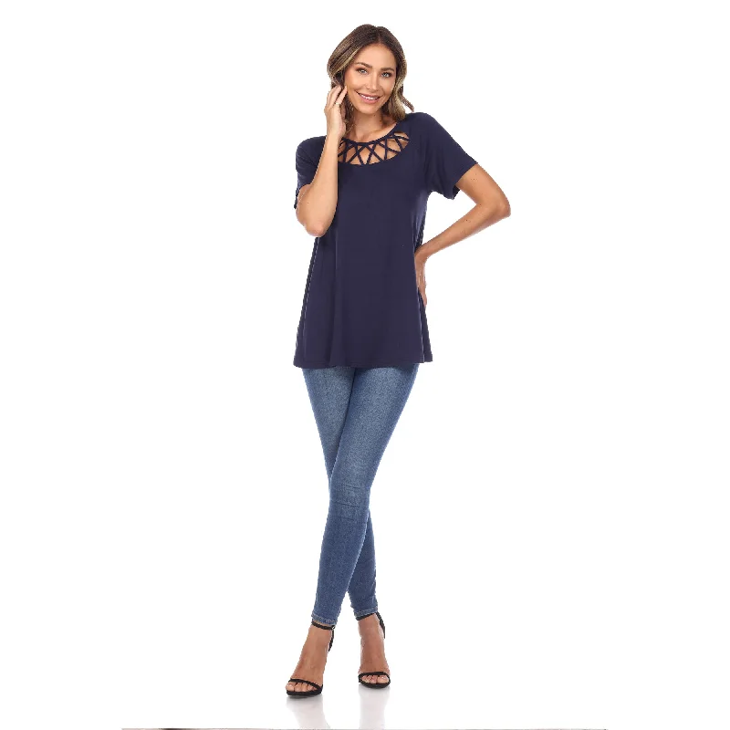 crisscross-cutout-short-sleeve-top