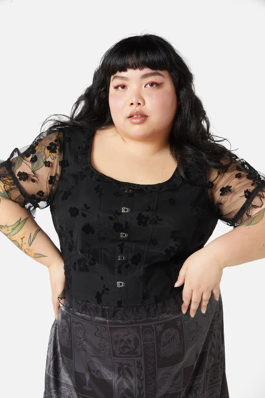 Curve The Manor Lace Corset Top