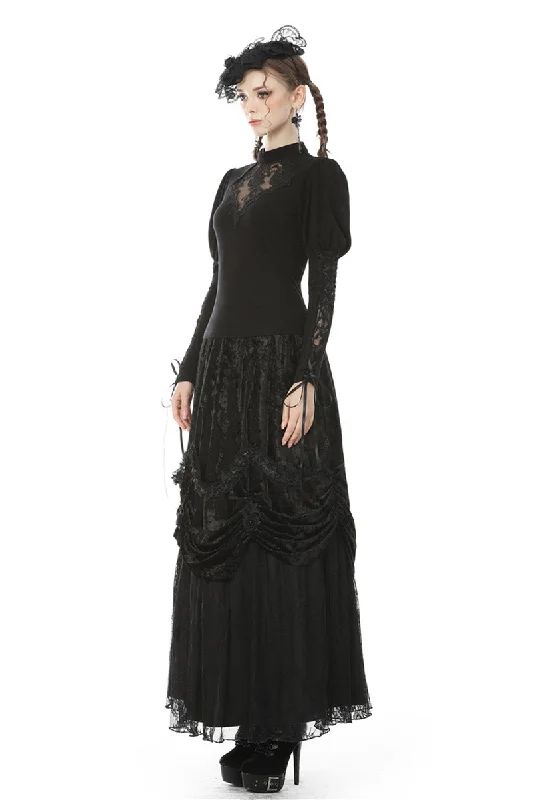 dead-roses-goth-puffed-sleeve-top