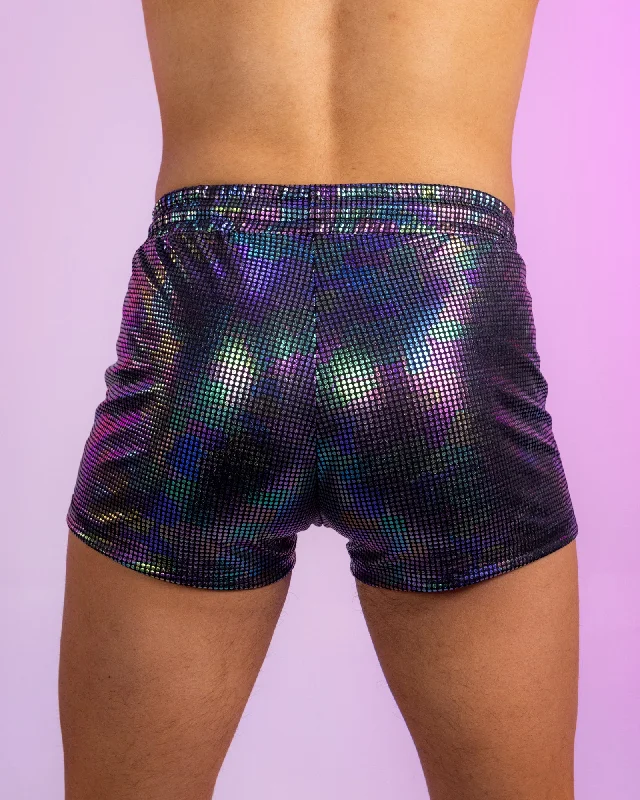 disco-camo-drawstring-shorts