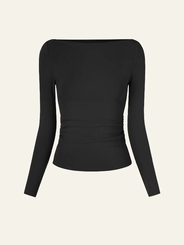 eco-mousse®-modern-side-ruched-boatneck-brami-top