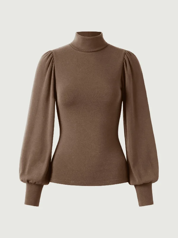 eco-mousse®-turtleneck-puff-sleeve-top