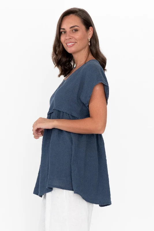 elden-washed-navy-linen-top