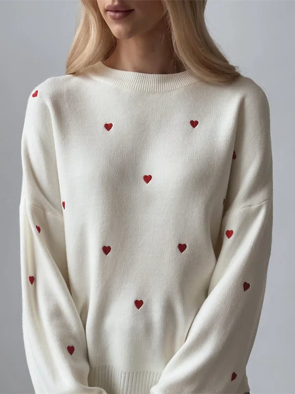 embroidered-heart-oversized-knit-sweater