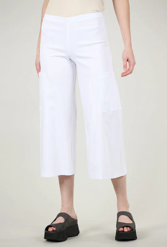 Stephie Pocket Pant, White