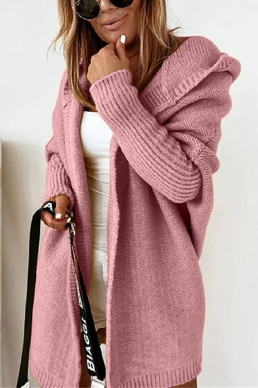 fall-for-nyc-solid-hooded-casual-cardigan