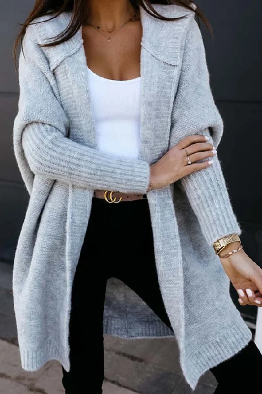 fall-for-nyc-solid-hooded-casual-cardigan