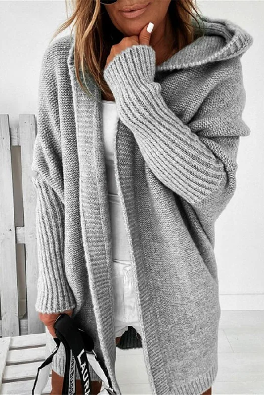 fall-for-nyc-solid-hooded-casual-cardigan