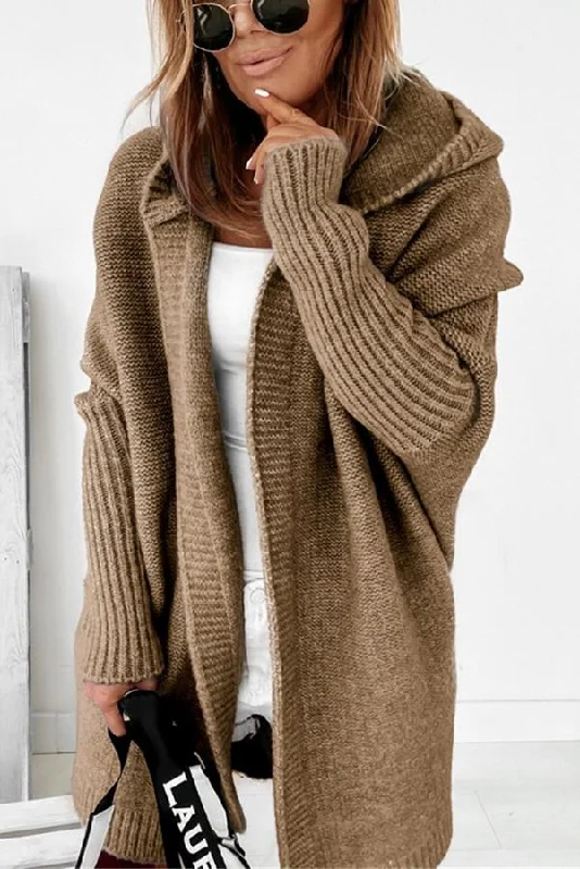 fall-for-nyc-solid-hooded-casual-cardigan