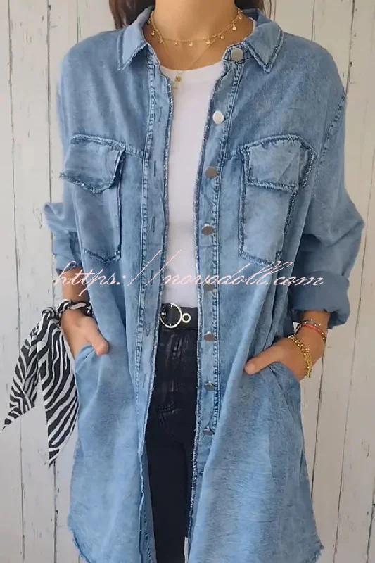 fashionable-and-versatile-long-sleeved-lapel-denim-jacket