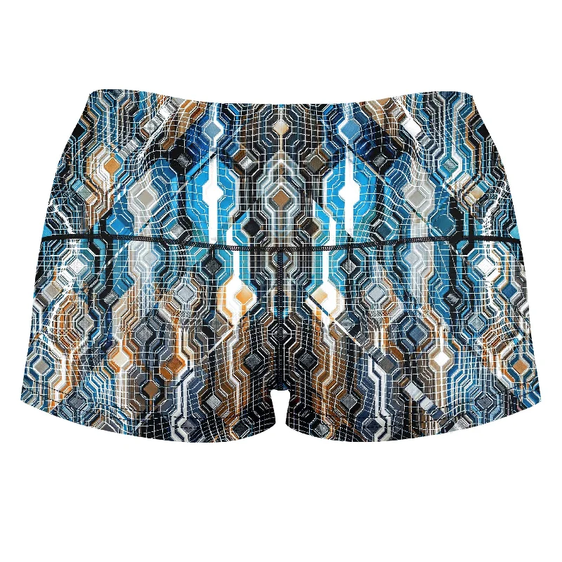 fractional-data-high-waisted-womens-shorts