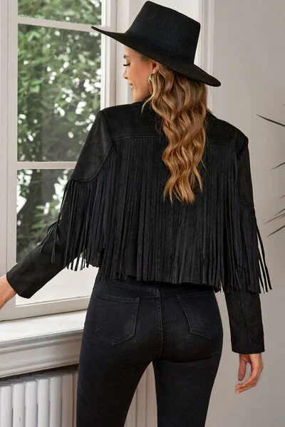 fringe-trim-lapel-collar-cropped-blazer