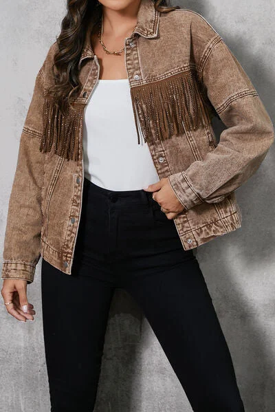 fringe-trim-snap-down-denim-jacket